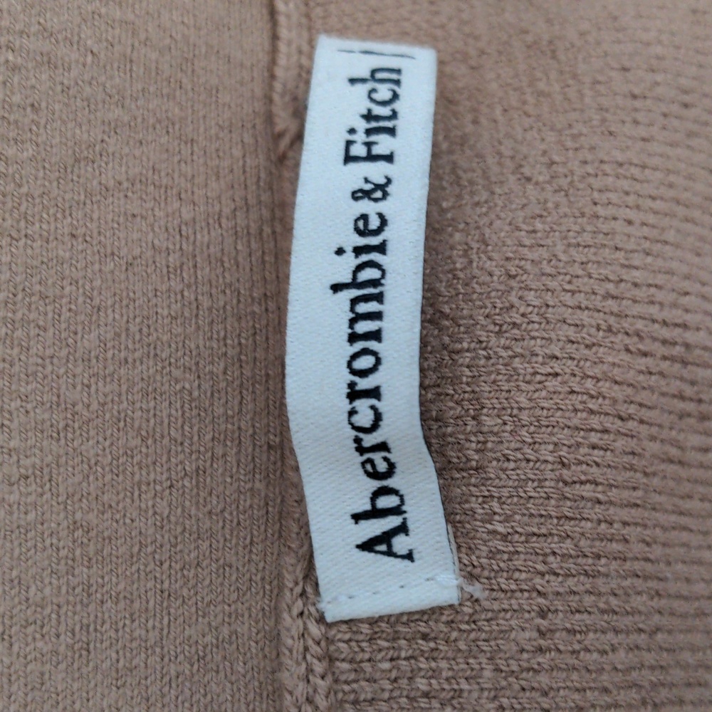 🤎 Abercrombie & Fitch Light Mocha Beige Large Bodysuit with Crisscross Straps - Picture 3 of 5